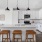 kitchen island with stools