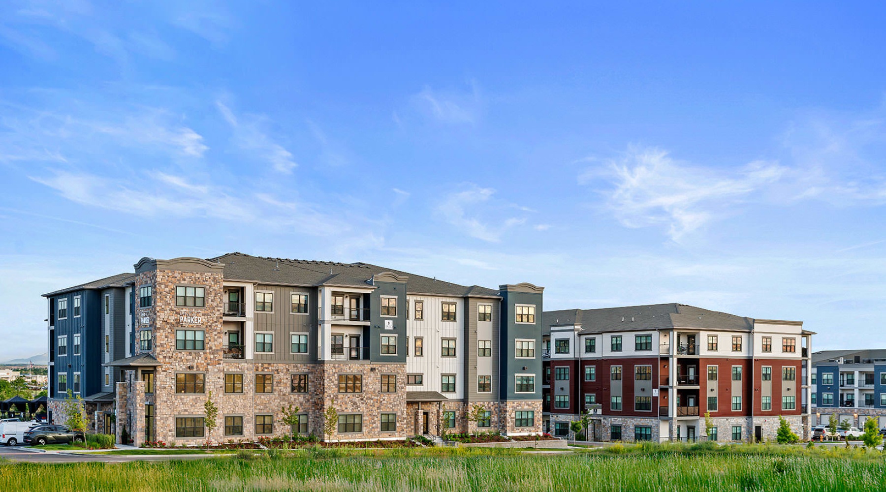 The essence of exceptional living grass field next to Pine + Parker